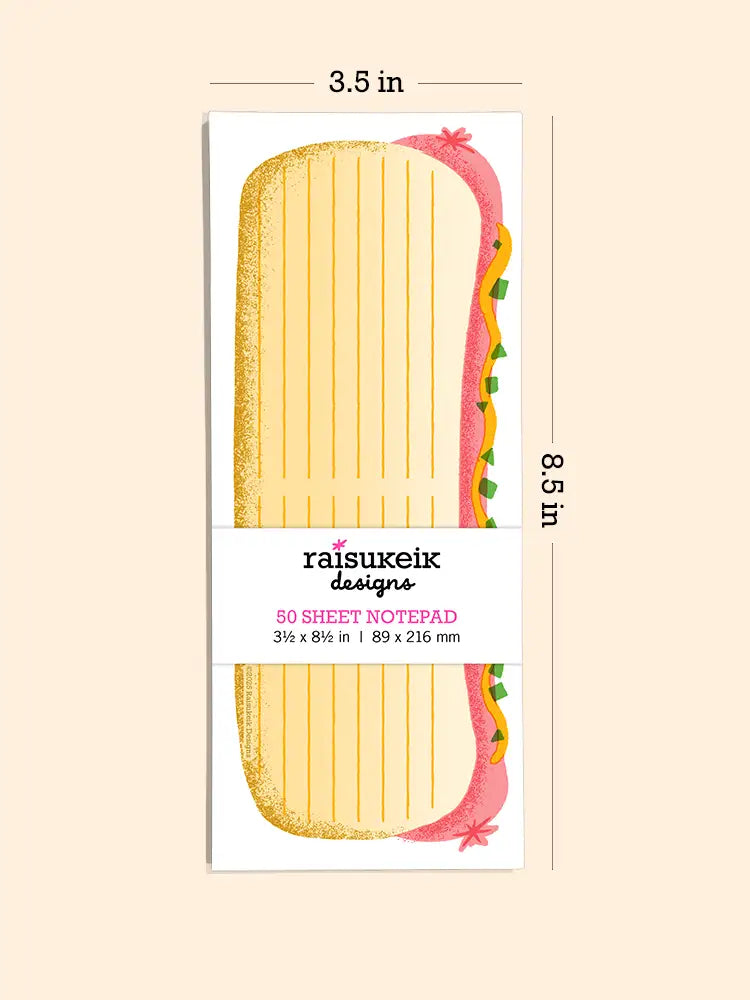Hot Dog - Risograph Notepad