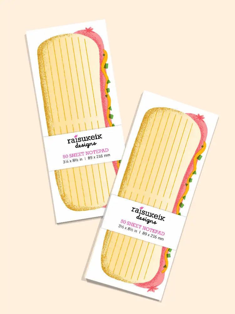 Hot Dog - Risograph Notepad
