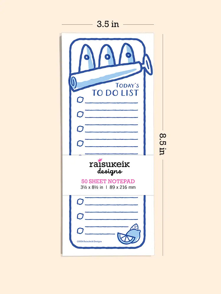 Sardine Today's To-Do - Risograph Notepad