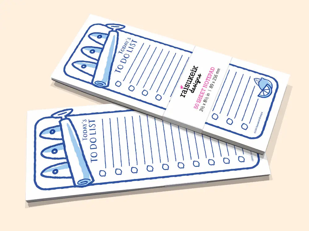 Sardine Today's To-Do - Risograph Notepad