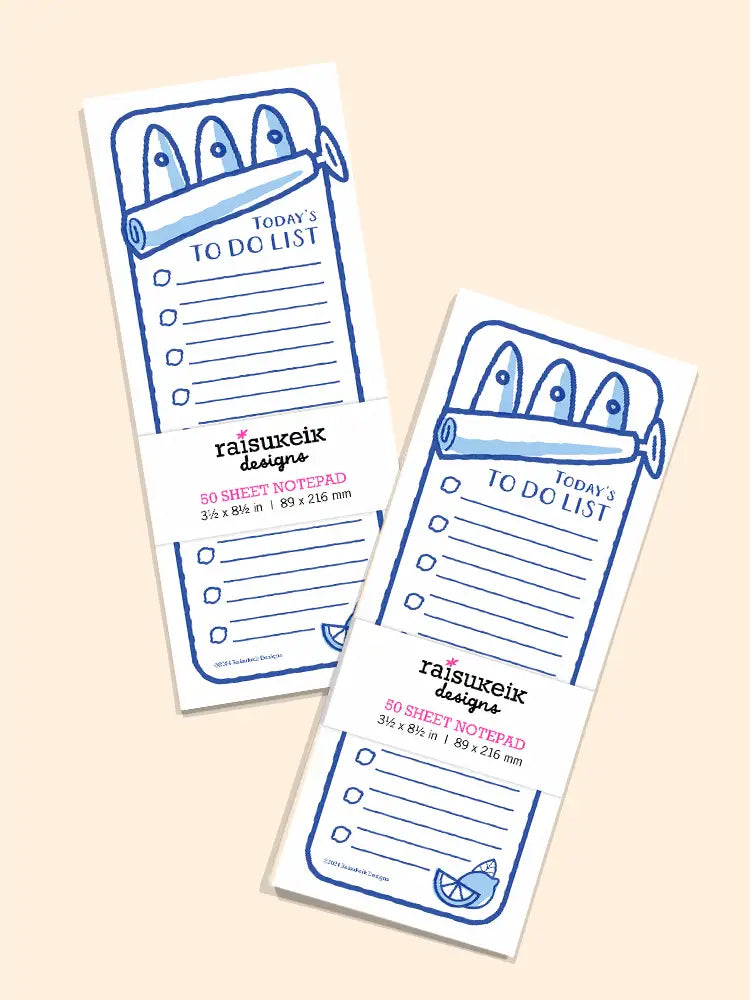 Sardine Today's To-Do - Risograph Notepad