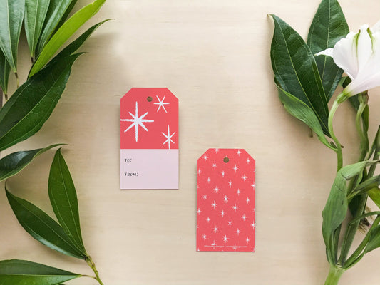 Atomic Stars Gift Tag (8 tags)