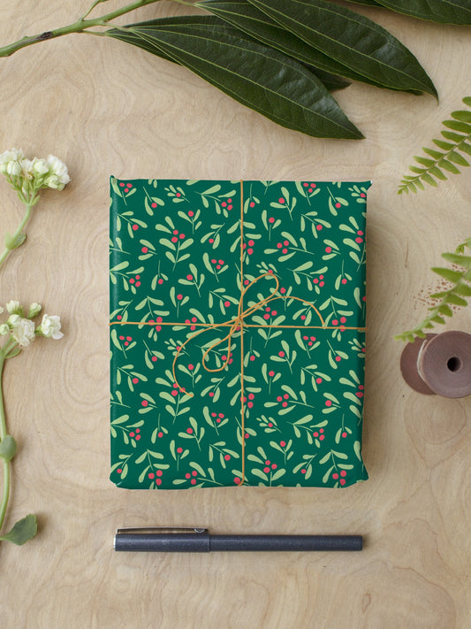 Berry Sprigs Wrapping Paper Sheets