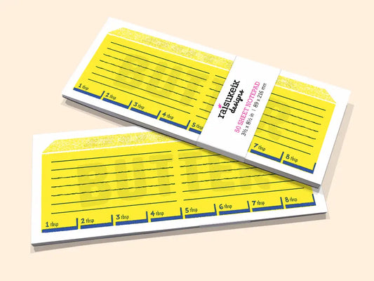 Butter Stick - Risograph Notepad