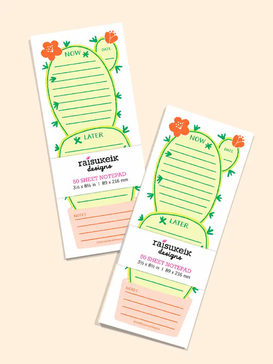 Cactus Plant - Risograph Notepad