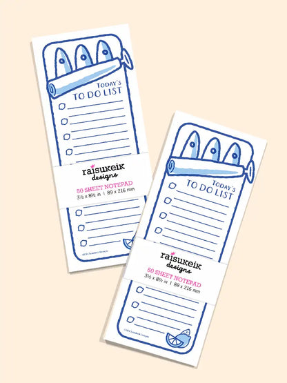 Sardine Today's To-Do - Risograph Notepad